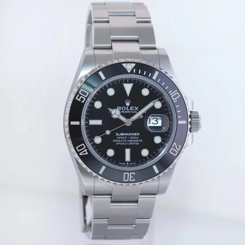 NEW PAPERS Rolex 126610LN Submariner 41mm Black Dial Ceramic Watch Box and Papers - 3