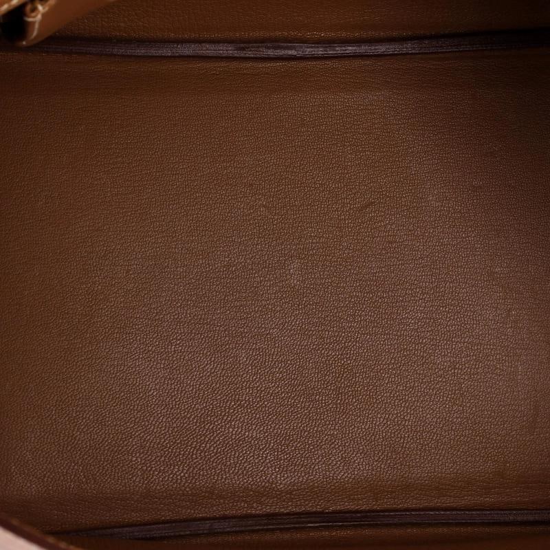 Hermes Birkin Handbag Brown Courchevel with Gold Hardware 35 - 7