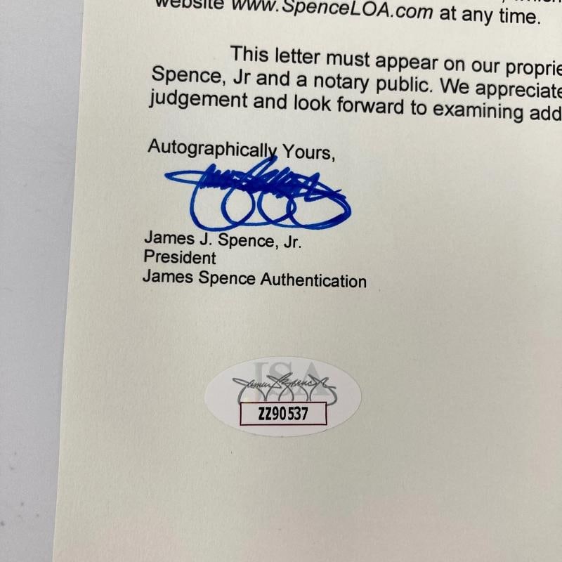 Muhammad Ali Signed Everlast Boxing Glove JSA COA - 5