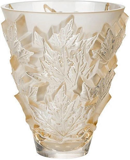 LALIQUE CHAMPS ELYSEES SMALL GOLD LUSTER CRYSTAL VASE #10598500 BRAND NIB: Condition: New: A brand-new, unused, unopened, undamaged item in its original packaging (where packaging is ... Read moreabout the conditionNew: A brand-new, unused, unopened, undamaged item in its