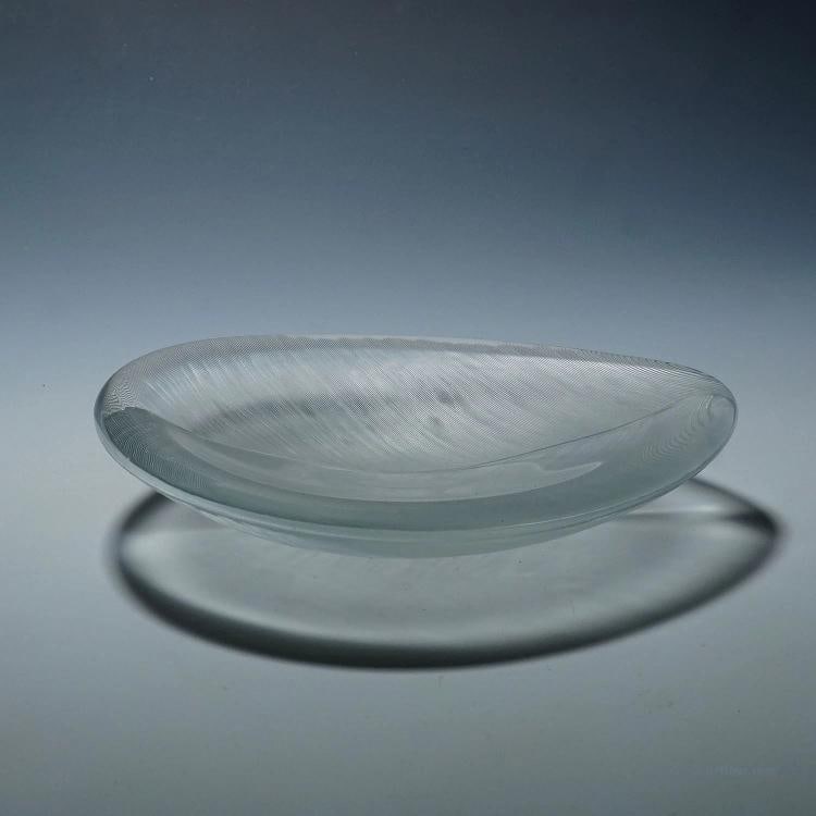 Large Vintage Art Glass Bowl by Tapio Wirkkala for Iittala 1950s - 6