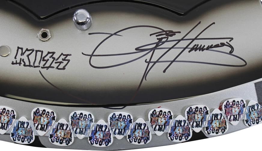 Gene Simmons Authentic Signed & Inscribed Stage Used Axe Guitar & Case JSA - 4