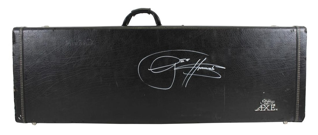 Gene Simmons Authentic Signed & Inscribed Stage Used Axe Guitar & Case JSA - 7