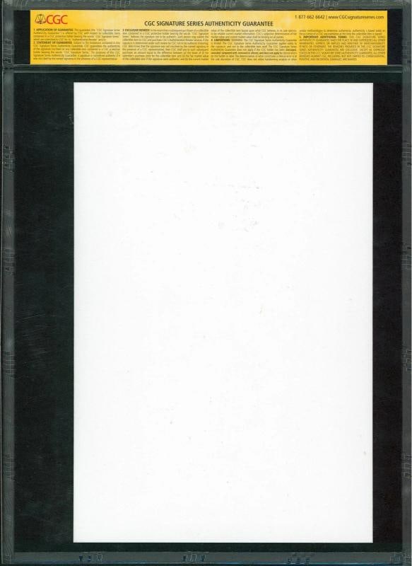Stan Lee Marvel Authentic Signed 7x10.5 Spider-Man Hand-Drawn Sketch CGC & PSA - 2