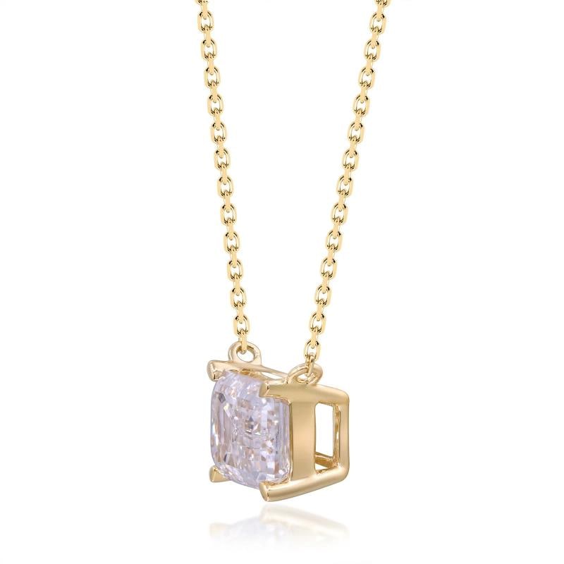 2.12 ctw Yellow Gold Lab-Grown Diamond Necklace - 3