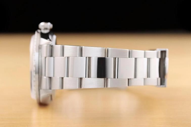 ROLEX DATEJUST 1601 18K GOLD STEEL WHITE DIAL DIAMOND BEZEL OYSTER BAND WATCH - 5