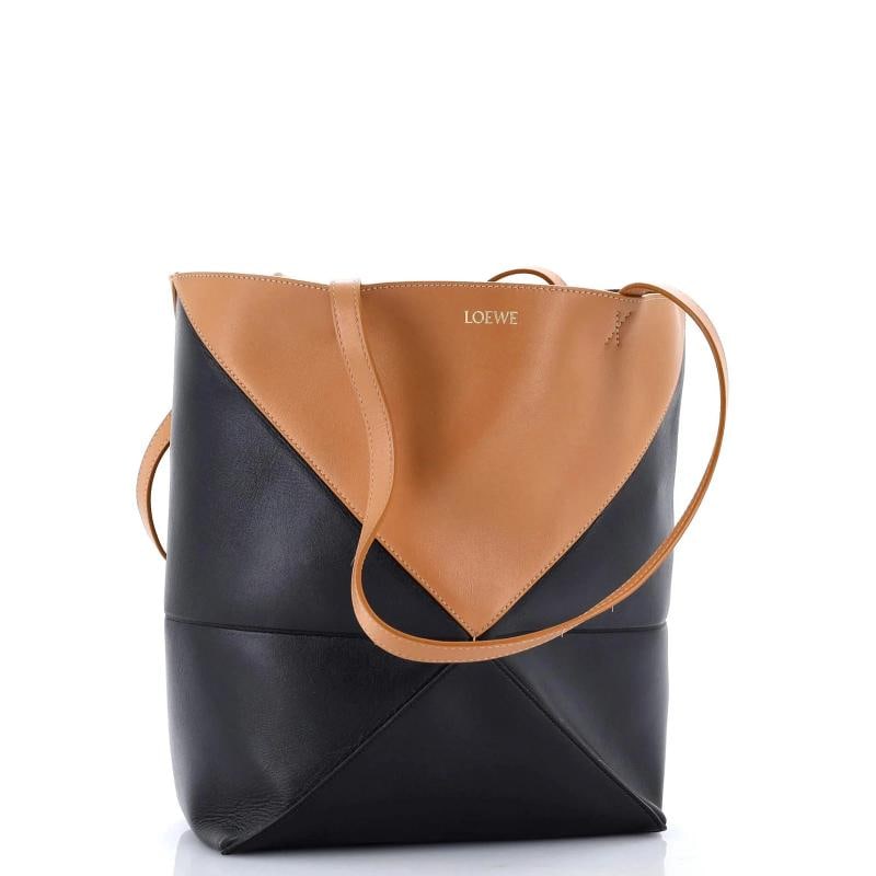 Loewe Puzzle Fold Tote Leather Medium - 2