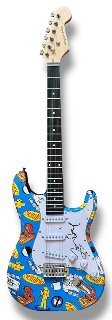 Larry David Signed Guitar Custom Graphics JSA COA Seinfeld Curb Your Enthusiasm - 2