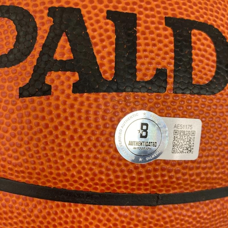 Bill Russell Signed 1974 Hall Of Fame Official Game Basketball Beckett COA - 5