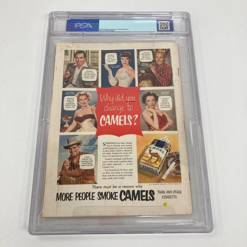 Mickey Mantle Signed 1953 TIME Magazine PSA 9 MINT Auto - 4