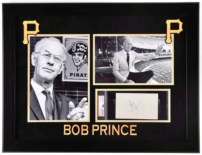 BOB PRINCE Signed Cut Framed PITTSBURGH PIRATES PSA/DNA COA 1 Of A Kind: Sport: Baseball-MLB,Original/Reprint: Original,Product: Photo,Player: Bob Prince,Signed: Yes,Autograph Authentication: Professional Sports Authenticator (PSA),Team: Pittsburgh Pirates,Country of