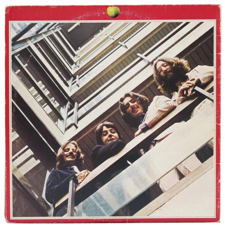 Paul McCartney & George Martin Beatles Signed 1962-1966 Album Cover W/ Vinyl BAS - 4