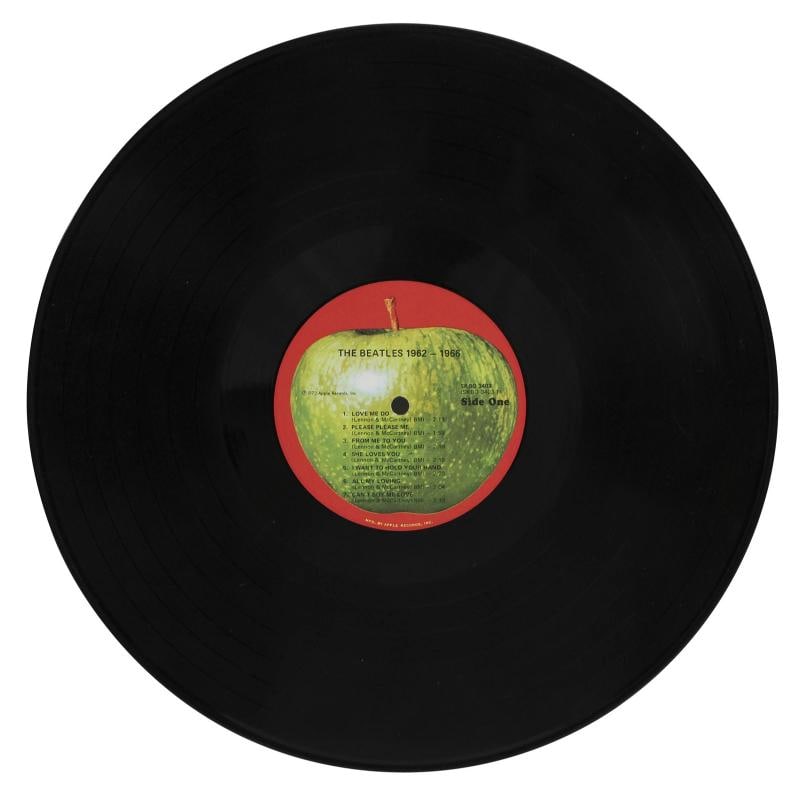 Paul McCartney & George Martin Beatles Signed 1962-1966 Album Cover W/ Vinyl BAS - 5