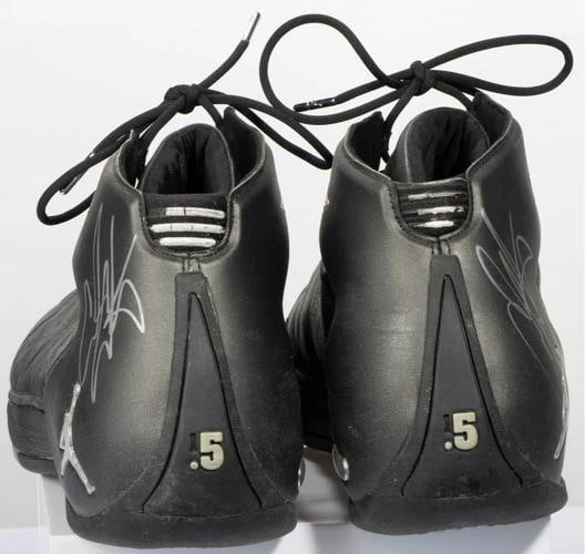Carmelo Anthony 2004 Rookie-Era Signed Game Used Jordan Sneakers JSA & MEARS - 13