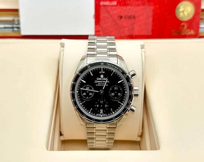 2026 Omega Speedmaster Co-Axial Chronograph 324.30.38.50.01.001 Steel Box Paper - 2