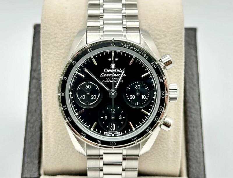 2026 Omega Speedmaster Co-Axial Chronograph 324.30.38.50.01.001 Steel Box Paper - 3