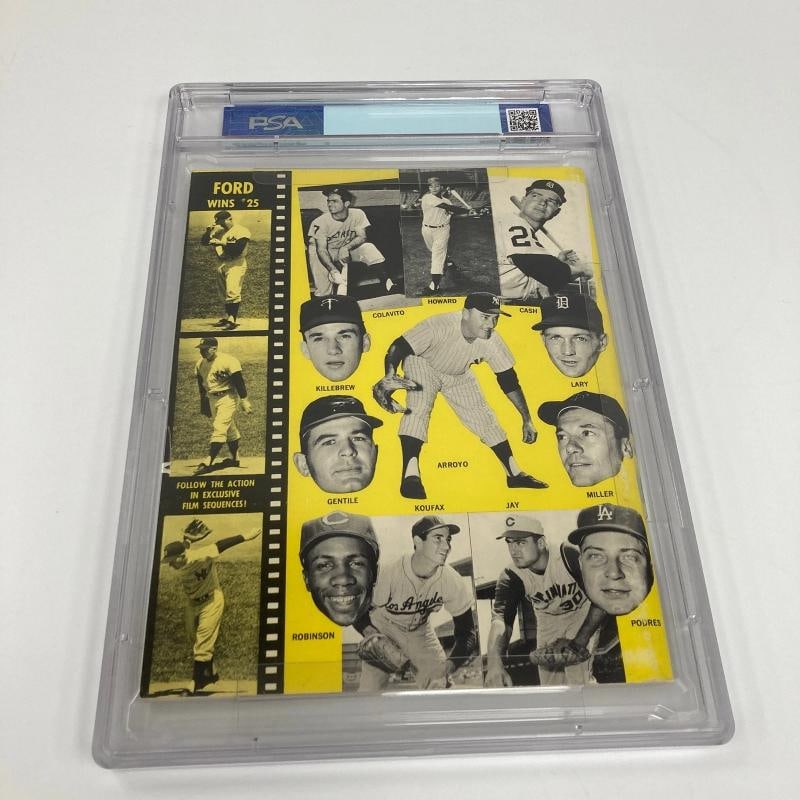 Mickey Mantle Signed 1962 Baseball Magazine Program PSA 10 GEM MINT Auto - 4