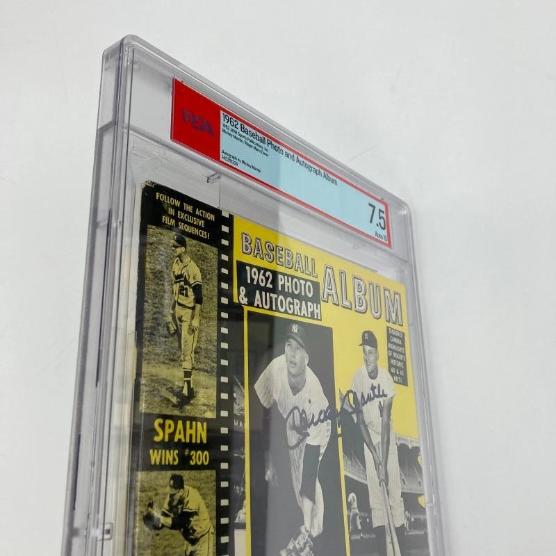Mickey Mantle Signed 1962 Baseball Magazine Program PSA 10 GEM MINT Auto - 7