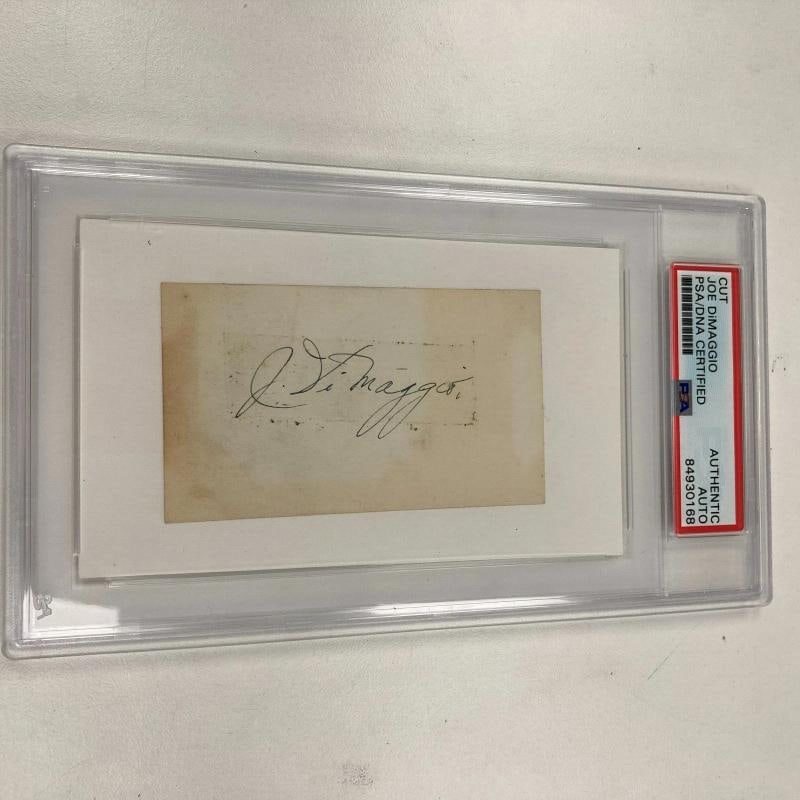 1936 Joe Dimaggio Rookie Signed Index Card PSA DNA Certified: Sport: Baseball,Player: Joe DiMaggio,Signed: Yes,Original/Reprint: Original,Autograph Authentication: Professional Sports Authenticator (PSA),Product: Index Card,Team: New York Yankees,Country of