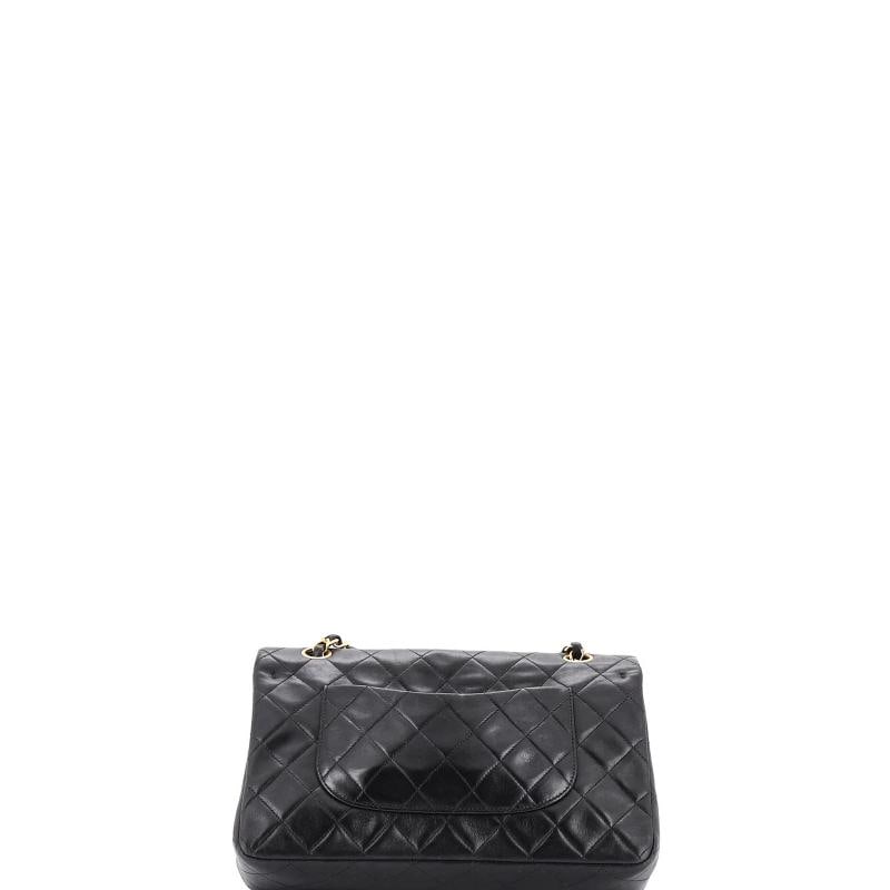 Chanel Vintage Classic Double Flap Bag Quilted Lambskin Medium - 3
