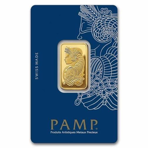 1/2 oz Gold Bar PAMP Lady Fortuna VeriscanÃ‚Â® (In Assay) .9999 Fine: Brand: Pamp Suisse,Year: Random,Fineness: 0.9999,Denomination: N/A,Circulated/Uncirculated: None,Certification: Uncertified,Country of Origin: Switzerland