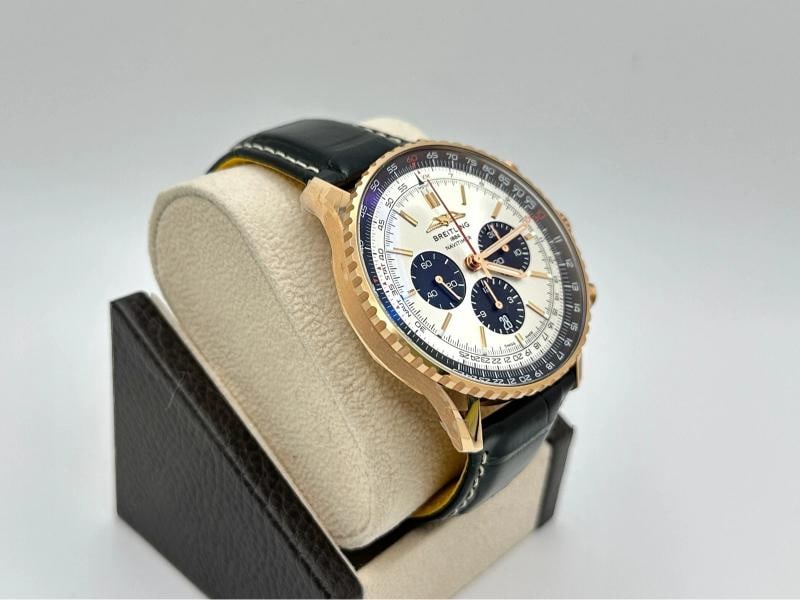 2024 Breitling Navitimer B01 RB0137 46mm Chronograph 18K Gold Box Paper Stickers - 3