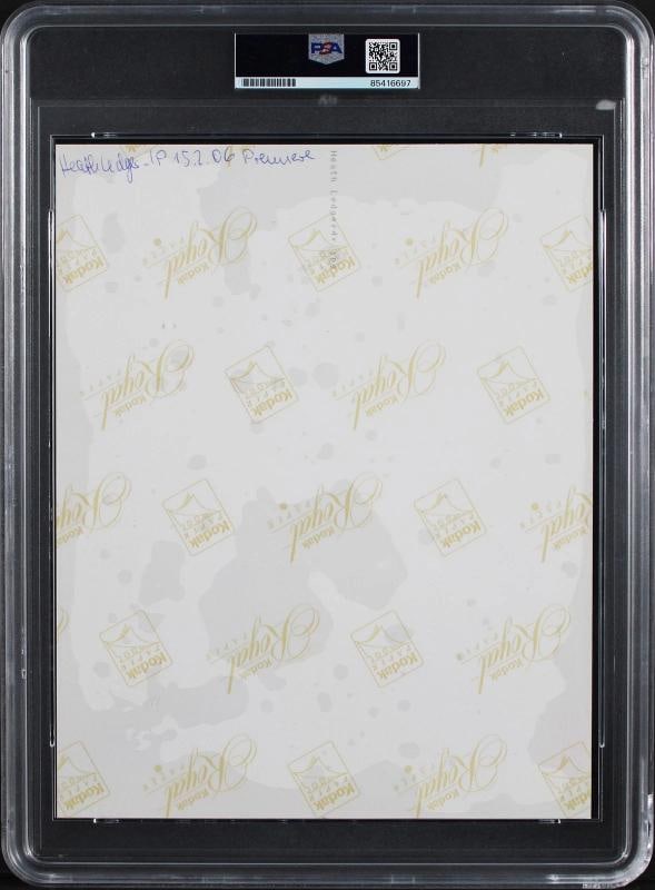 Heath Ledger Brokeback Mountain Authentic Signed 8x10 Photo PSA/DNA Slabbed - 2
