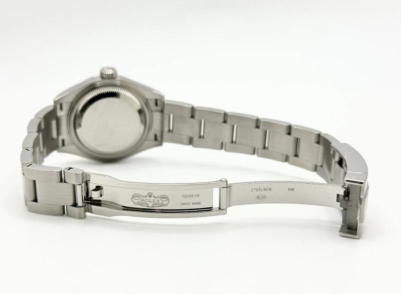 Brand New Rolex Ladies Oyster Perpetual 28 276200 PISTACHIO Dial Steel Full Set - 8