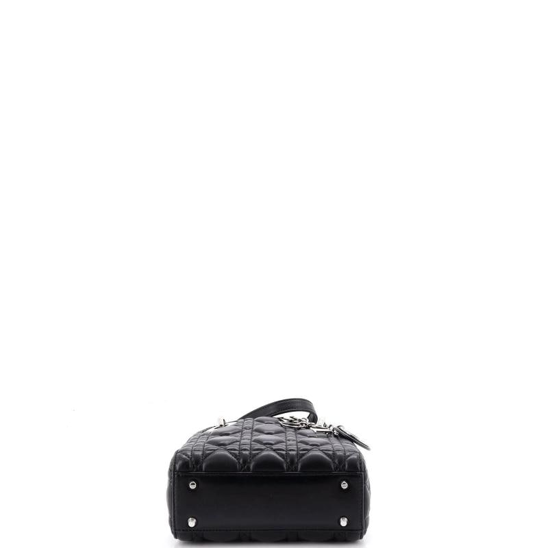 Christian Dior Lady Dior Bag Cannage Quilt Lambskin Mini - 4
