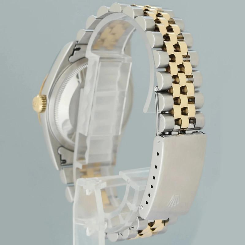 1998 PAPERS MINT Rolex DateJust 36mm Silver Stick 16233 Two Tone Steel Jubilee - 4
