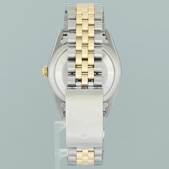 1998 PAPERS MINT Rolex DateJust 36mm Silver Stick 16233 Two Tone Steel Jubilee - 5