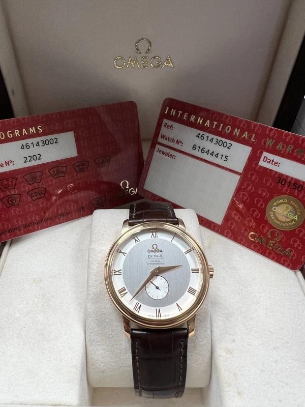 Omega De Ville Prestige 4614.30.02 39mm 18K Rose Gold - 2
