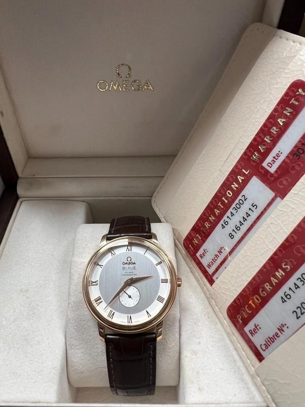 Omega De Ville Prestige 4614.30.02 39mm 18K Rose Gold - 3