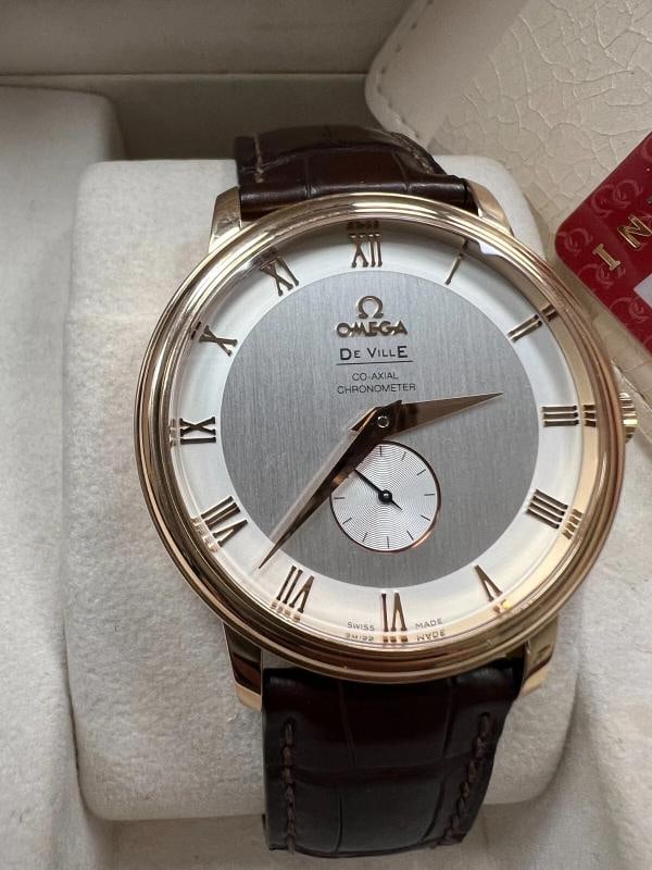 Omega De Ville Prestige 4614.30.02 39mm 18K Rose Gold - 4