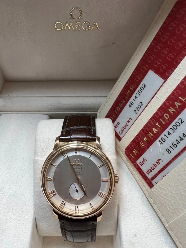 Omega De Ville Prestige 4614.30.02 39mm 18K Rose Gold - 6