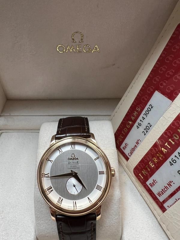 Omega De Ville Prestige 4614.30.02 39mm 18K Rose Gold - 7