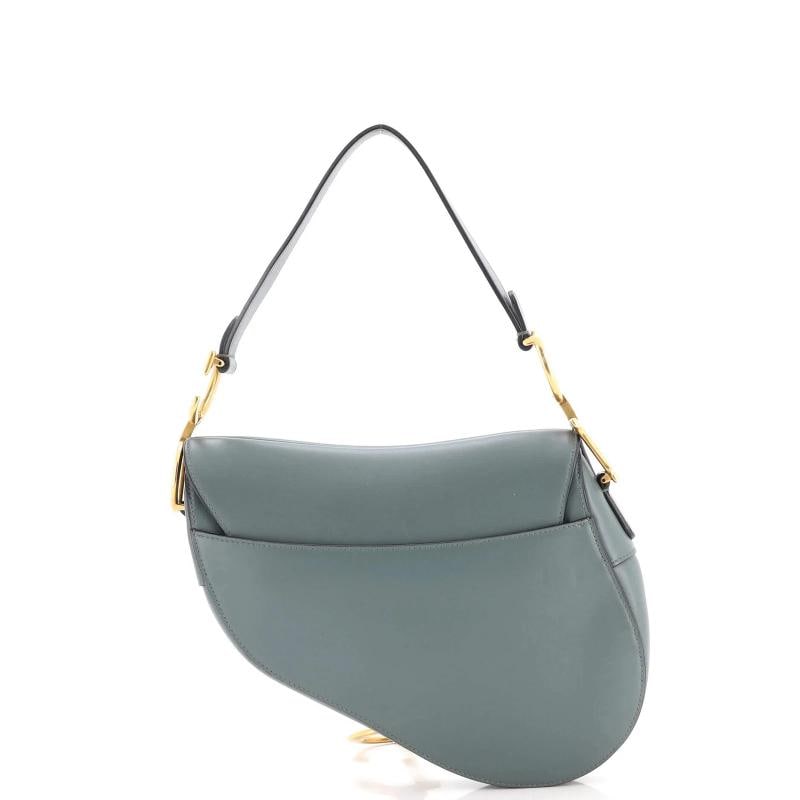 Christian Dior Saddle Handbag Leather Medium - 3