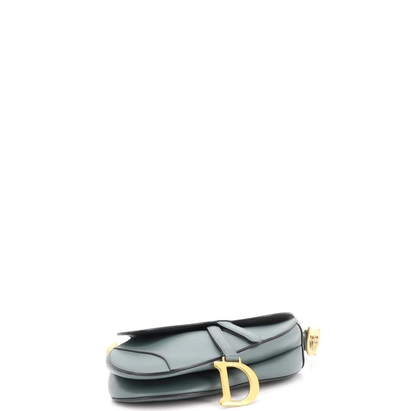 Christian Dior Saddle Handbag Leather Medium - 4