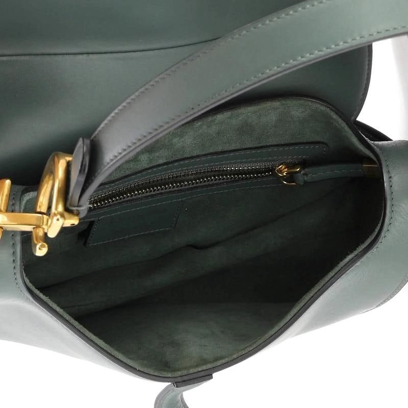 Christian Dior Saddle Handbag Leather Medium - 5