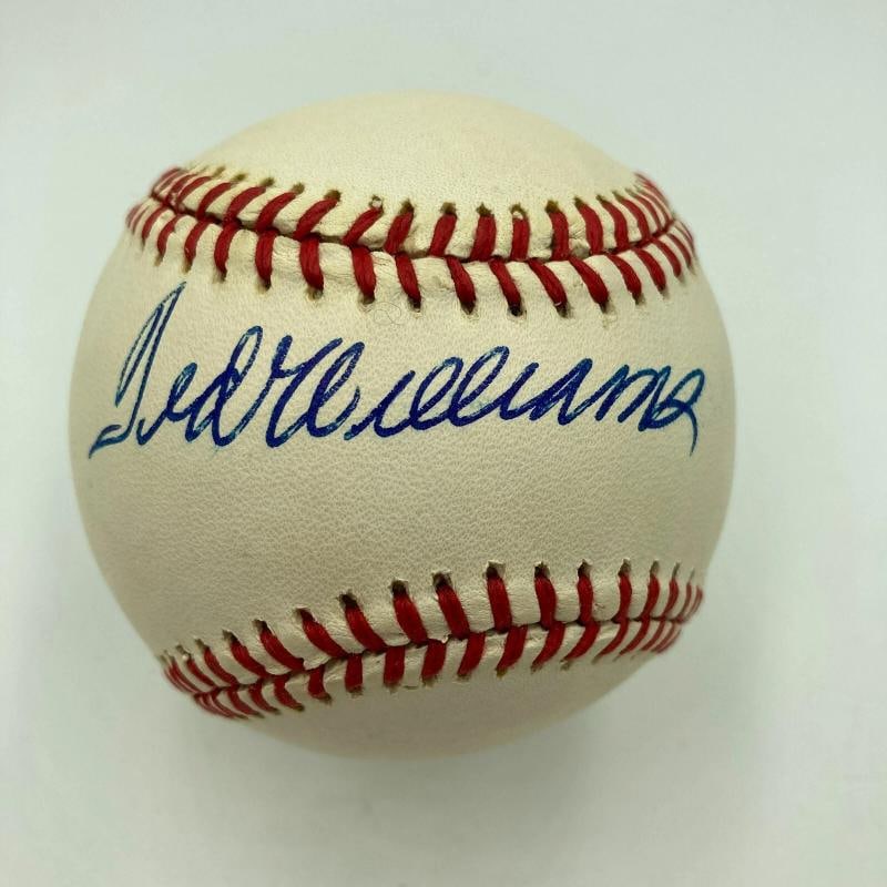 Mint Ted Williams Signed Official American League Baseball JSA COA Beautiful: Product: Ball,Sport: Baseball-MLB,Autograph Authentication: James Spence (JSA),Original/Reprint: Original,Country of Origin: United States
