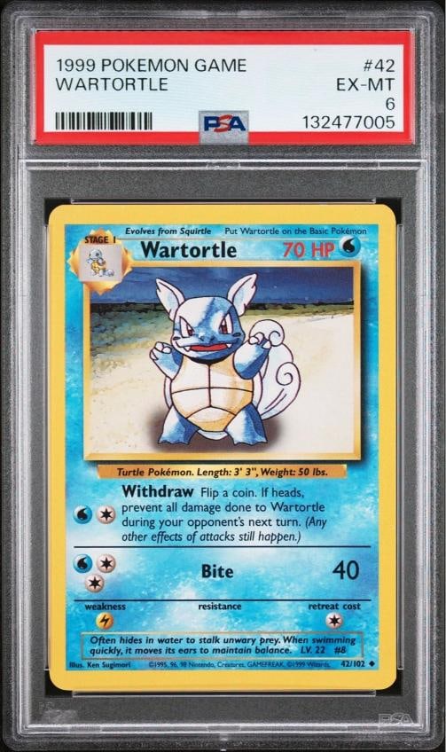 1999 PokÃƒÂ©mon Charizard, Blastoise, Venusaur Full Evolution Base Set Holo PSA  - 7