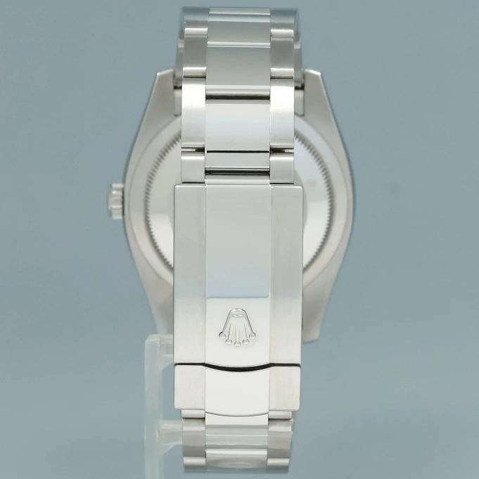 2008 PAPERS MINT Rolex DateJust Steel Blue Roman 116234 36mm Oyster Steel Watch - 5