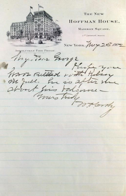 William Cody "Buffalo Bill" Signed 5.75x9 1902 Hand Written Letter BAS Slabbed - 7