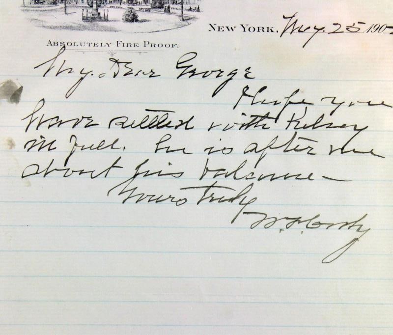 William Cody "Buffalo Bill" Signed 5.75x9 1902 Hand Written Letter BAS Slabbed - 8