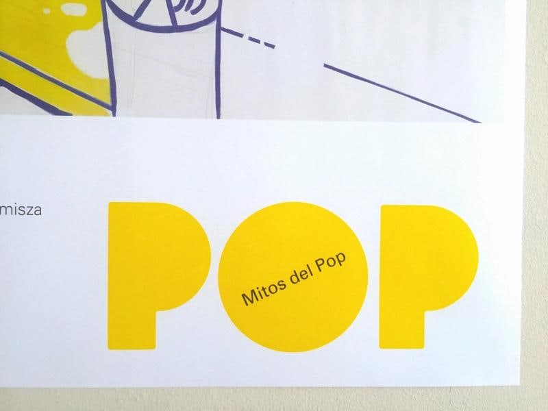 ROY LICHTENSTEIN MUSEO THYSSEN LITHO PRINT EXBITION POSTER "LOOK MICKEY" 1961 - 6