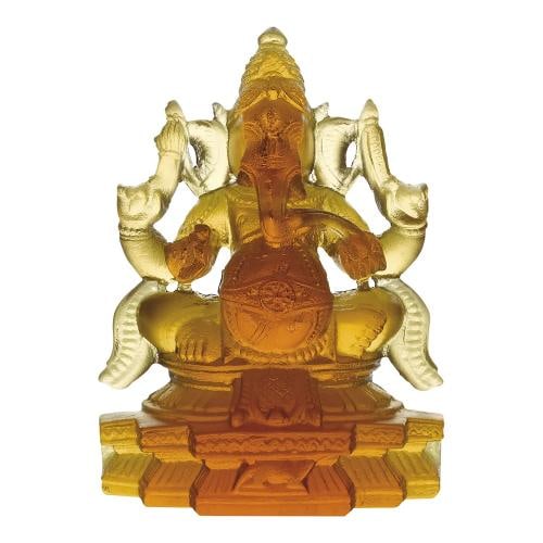 NEW DAUM CRYSTAL LIMITED ED. GANESH AMBER FIGURINE #03795 BRAND NIB: Condition: New: A brand-new, unused, unopened, undamaged item in its original packaging (where packaging is ... Read moreabout the conditionNew: A brand-new, unused, unopened, undamaged item in its