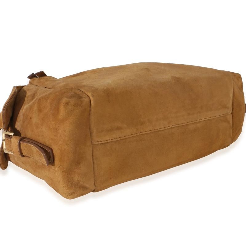 Prada Brown Suede Large Explore Shoulder Bag - 7