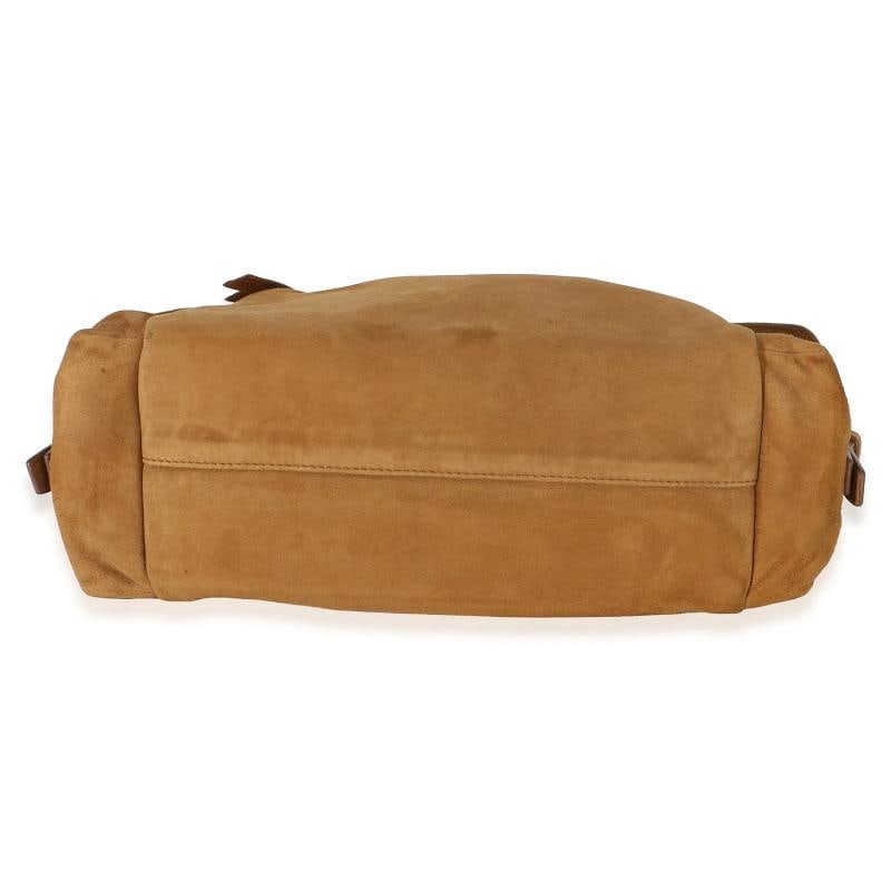 Prada Brown Suede Large Explore Shoulder Bag - 8