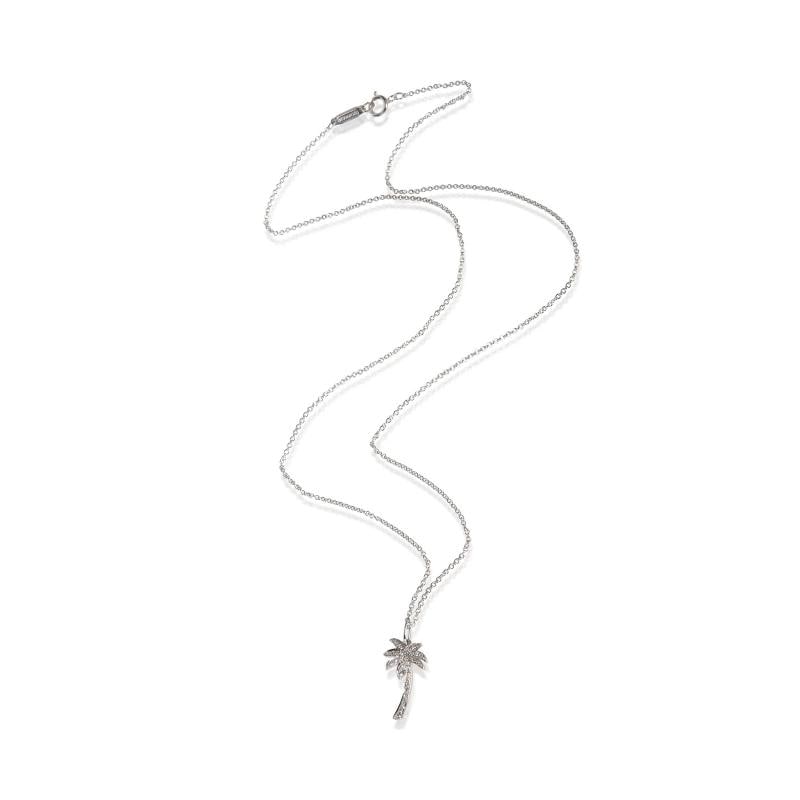 Tiffany & Co. Platinum Diamond Palm Tree Pendant - 3