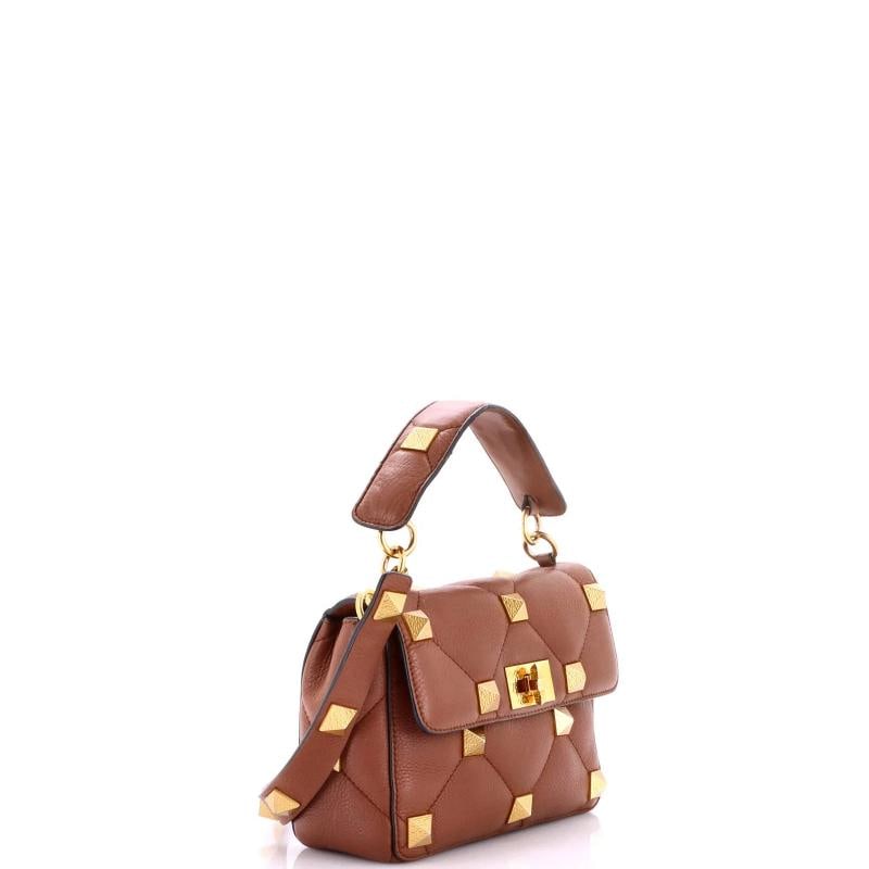 Valentino Garavani Roman Stud Flap Bag Quilted Leather Small - 2